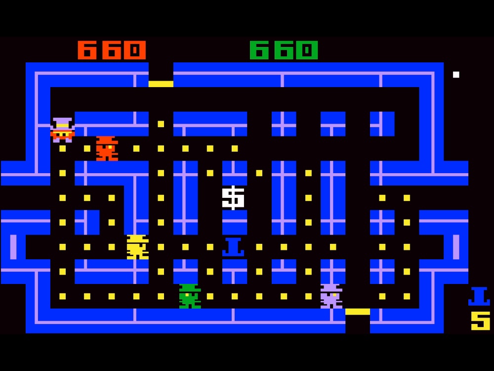 Gameplay of Lock N Chase for Intellivision